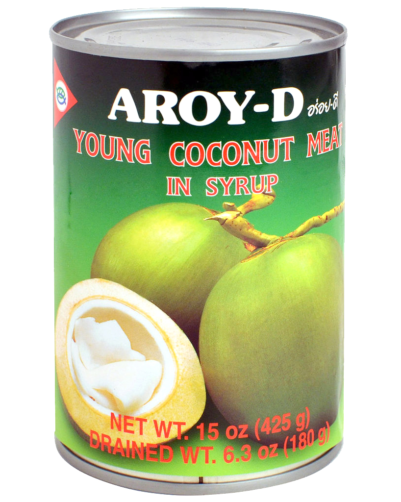 AROY-D Young Coconut meat in syrup 425g TH