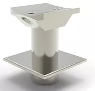 Toppfeste for stolpe 40x40 firkant håndrekke Ø50 pr stk