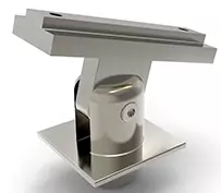 Toppfeste for stolpe 40x40 firkant justerbart håndrekke 60x25 pr stk