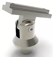 Toppfeste for stolpe Ø40 rund fast håndrekke 60x25 pr stk