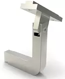 L-feste for håndrekke justerbart for 60x25 håndrekke pr stk