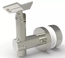 Feste justerbart fra glass til håndrekke Ø50 pr stk