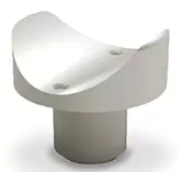 Toppfeste enkelt feste fast for Ø40 stolpe håndrekke Ø40 pr stk