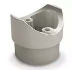 Toppfeste enkelt feste fast for stolpe Ø50 håndrekke Ø50 pr stk