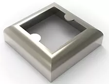 Deksel for stolpefot spor 40x40mm pr stk