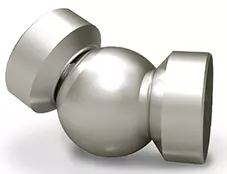 Hjørne justerbart Ø50- 2,5mm håndrekke pr stk