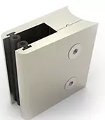 Glassklemme stor for rund stolpe Ø40 pr stk