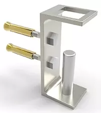 Stolpefeste 15cm høyde firkantstolpe 40x40 pr stk