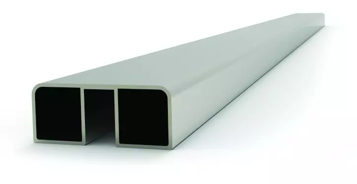 Håndrekke 25x60 med glassinsats pr meter