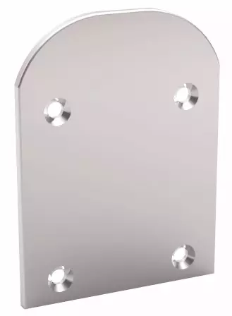 Elegant C50 endelokk curvet pr stk