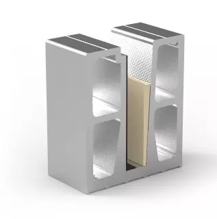 Elegant B50 glassholder 5cm pr stk