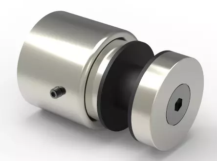 Elegant AL50 glassholder rund justerbar kort pr stk