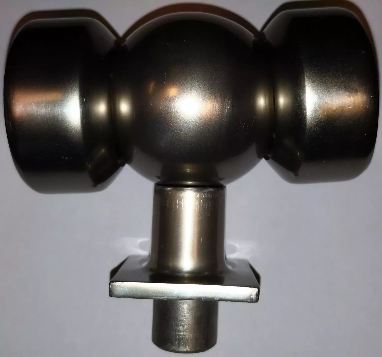 Håndrekke Ø50 hjørne justerbart for 40x40 stolpe pr stk