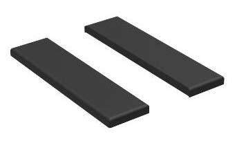 Gjerde toppdeksel plast for hovedstolpe F100 pr stk