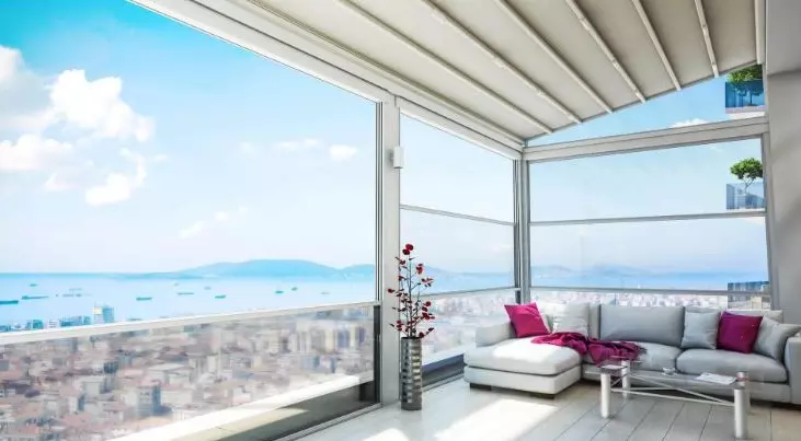 Vindstop Elektrisk 8mm glass 225x225 pr stk