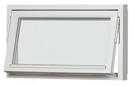 Toppsving Vindu, 1190x590, hvitmalt, 3-lag glass pr stk