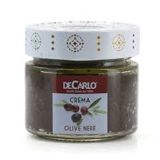 De Carlo Crema Olive nere, Svart oliven krem 130g