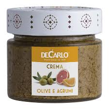 De Carlo Crema Olive e Agrumi, Grønn oliven krem med sitrus 130g