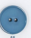 18mm blå knapp