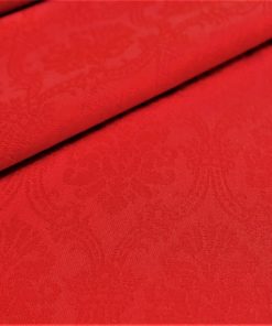 Silke damask rød 5017 pris pr 10 cm