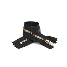 Bukseglidelås i metall 12 cm