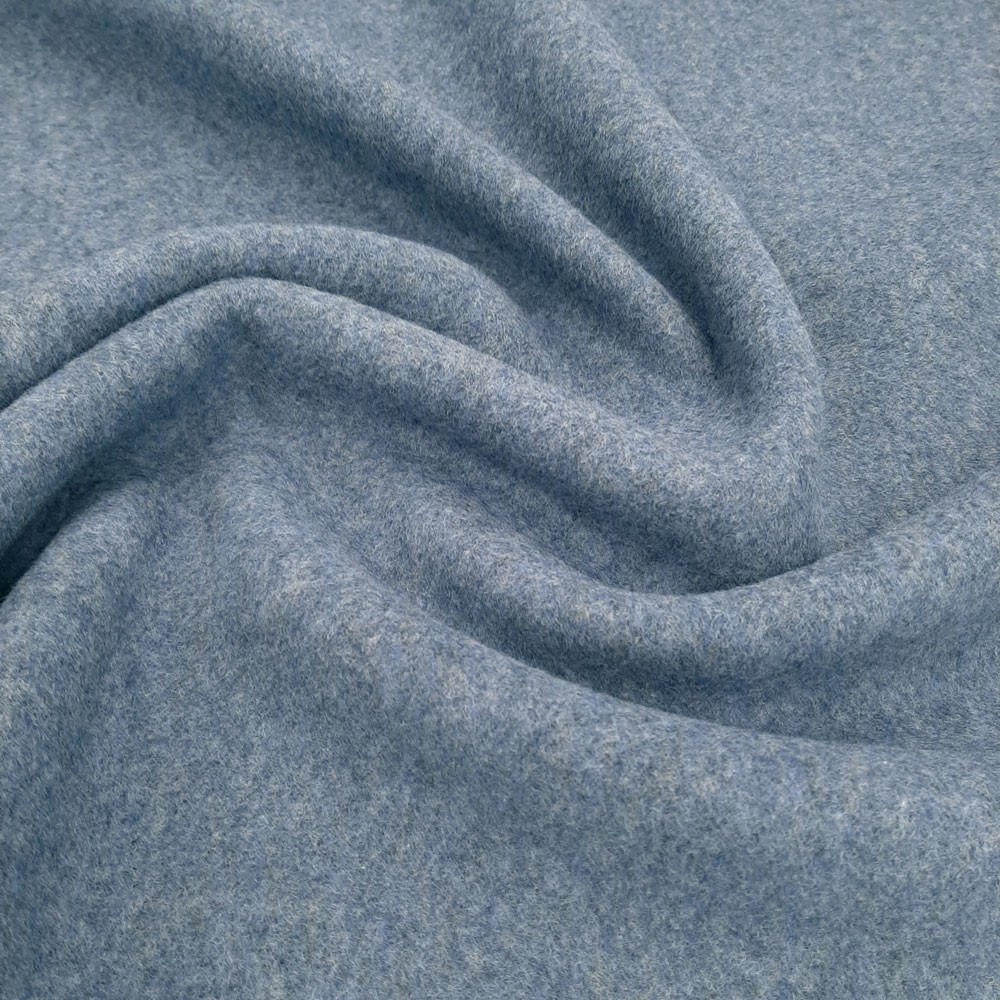 Organic cotton Fleece blå
