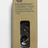 Borrelås med lim sort 20mm