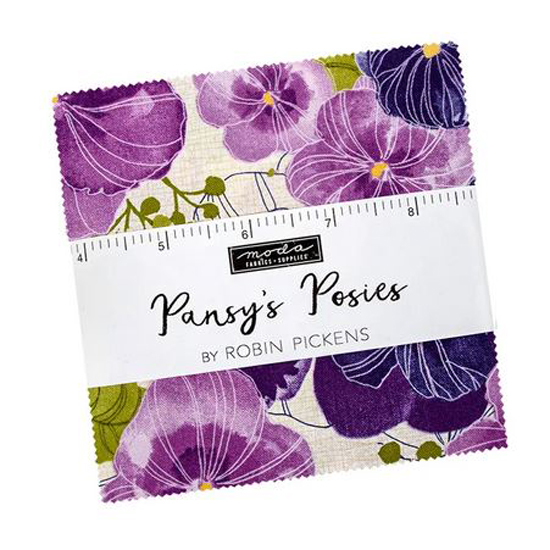 Charm Pack Pansys Posies