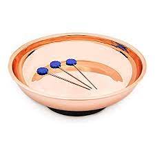 Hemline Magnetic pin dish rose gold