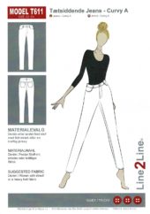 Line2Line T611 Tettsitende Jeans Curvy