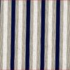 Blå, hvit og linfarget stripestoff