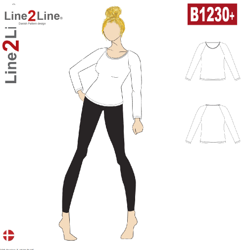 Line2Line B1230 Raglan T-Shirt