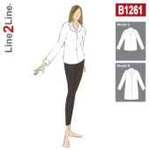 Line2Line B1261 Skjorte Med Jakkeslag
