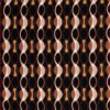 VISCOSE TWILL FABRIC PRINTED ABSTRACT WINE RED
