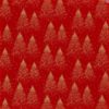 COTTON POPLIN FABRIC PRINTED AND FOIL CHRISTMAS TREES RED