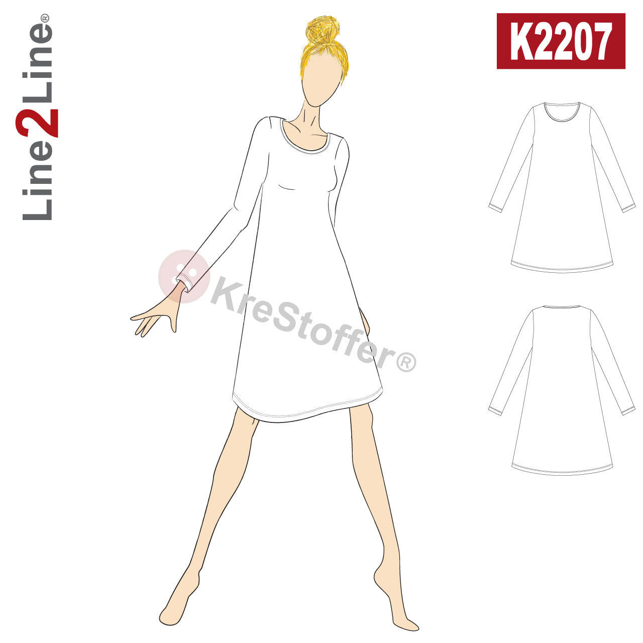Line2Line K2207 A-Kjole