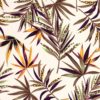 VISCOSE JERSEY FABRIC PRINTED FLOWERS OFF WHITE