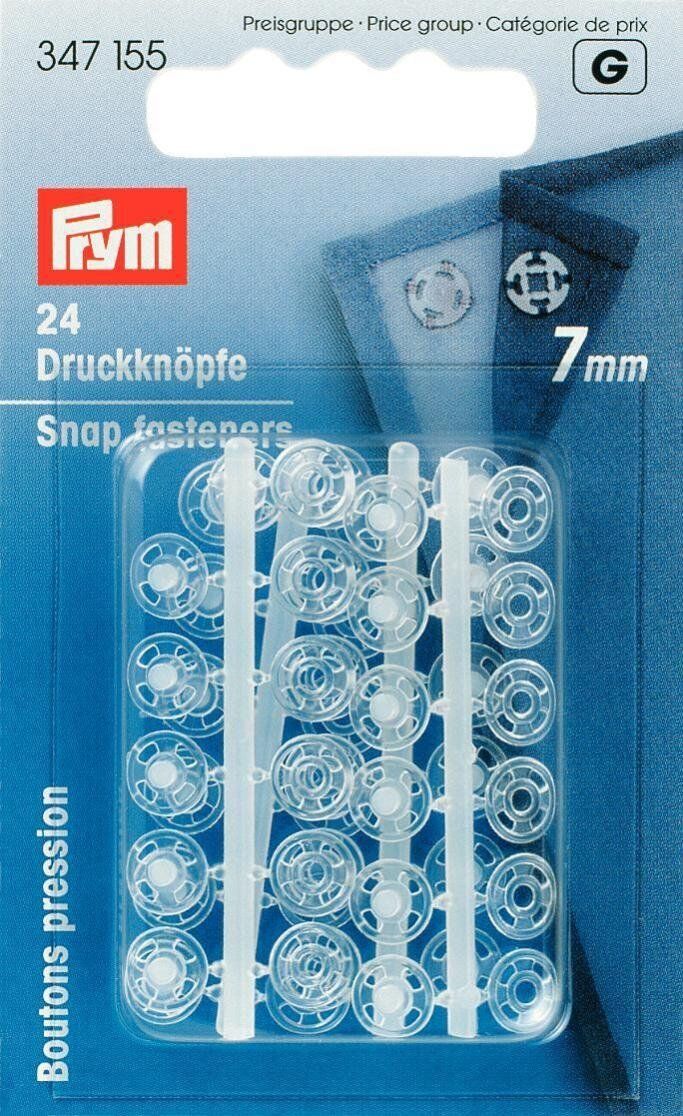 Prym Trykknapper 7mm Plast