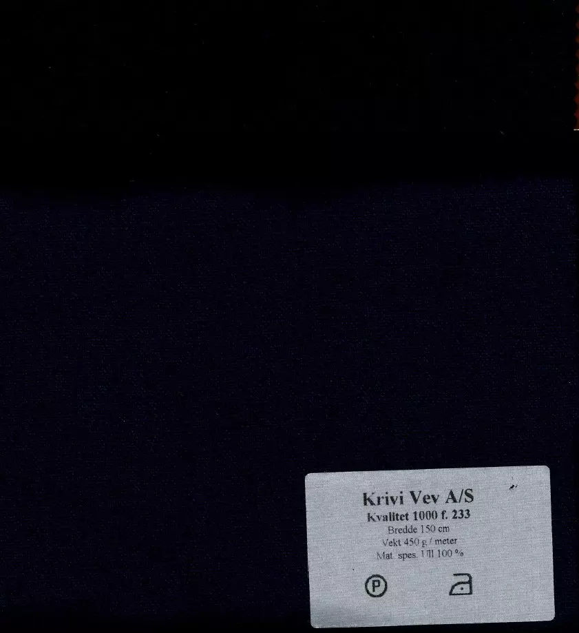 Ull stakkestoff Krivi blå 233