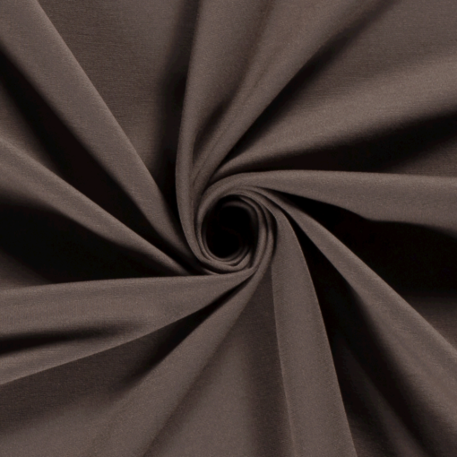 Punta di Roma fabric Unicolour Brown Taupe