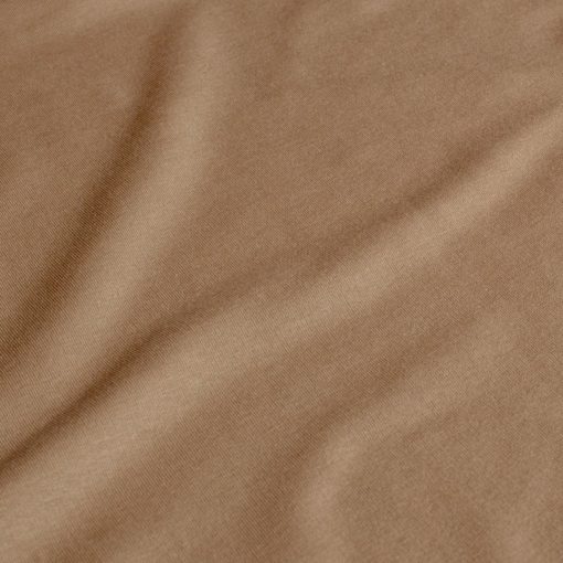 French Terry GOTS organic fabric Unicolour Taupe Grey