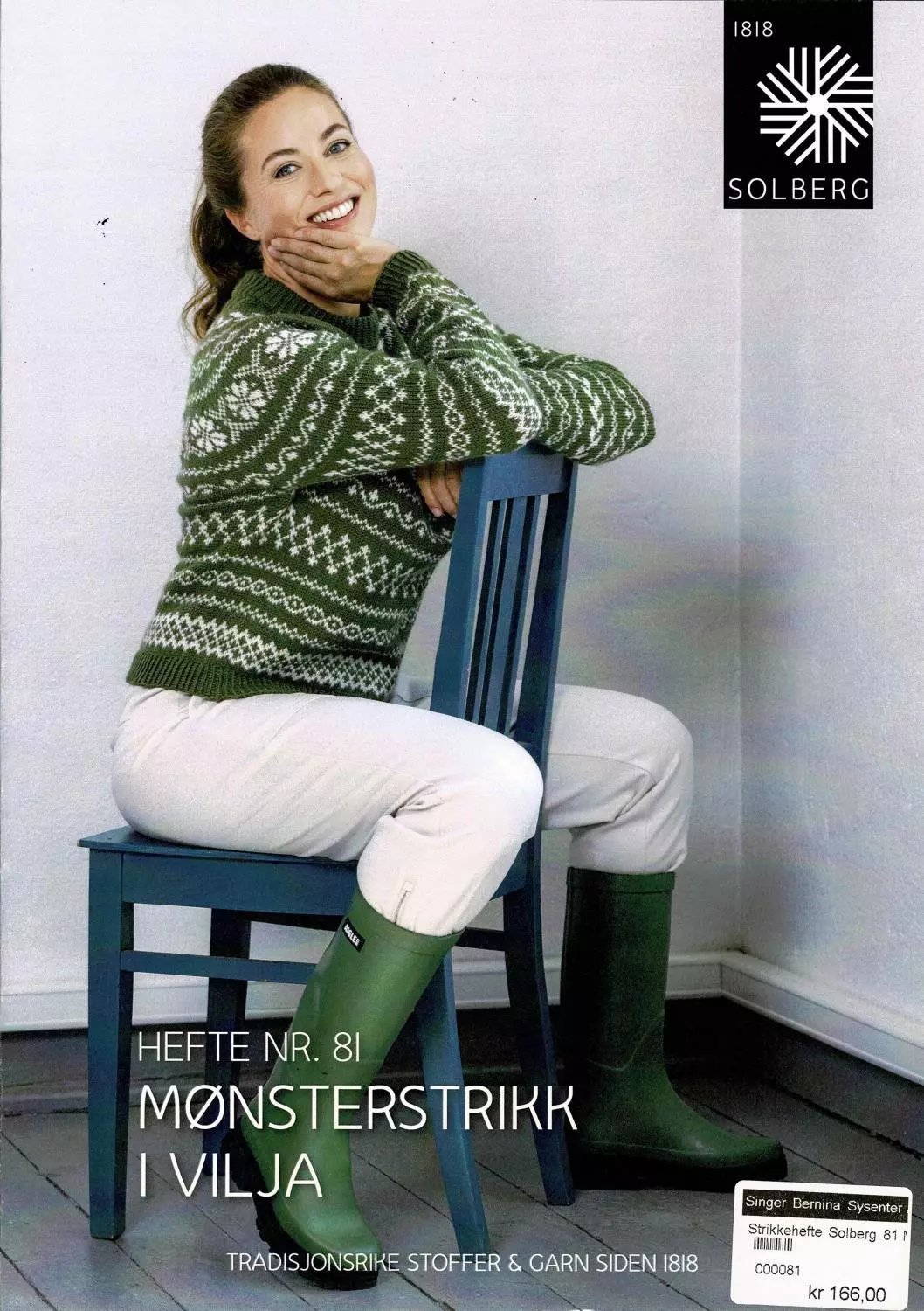 Strikkehefte Solberg 81 Mønsterstrikk i Vilja
