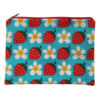 Broderikit "Strawberry fields" clutch