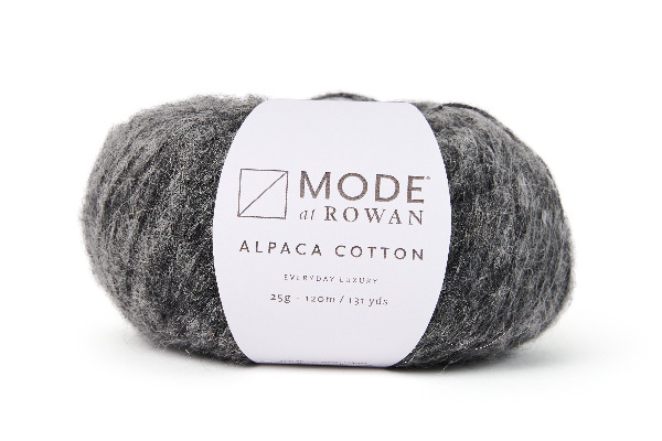 Mode At Rowan Alpaka Cotton Charcoal Melange 12