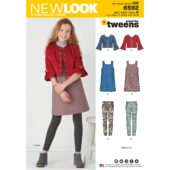 New Look 6585 Jakke, kjole, tights tweens