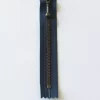 Glidelås 15cm messing revehale marine