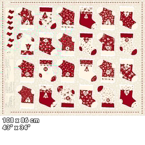 Nordic Noel/panel med sokker