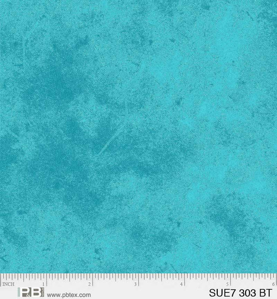Suede aqua