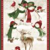 Woodland Snowmen panel