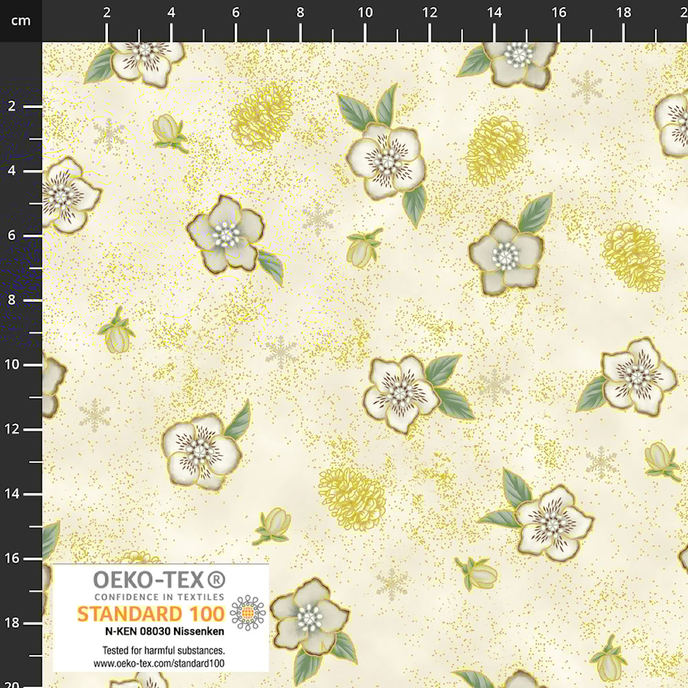 Christmas Stars Creamgold